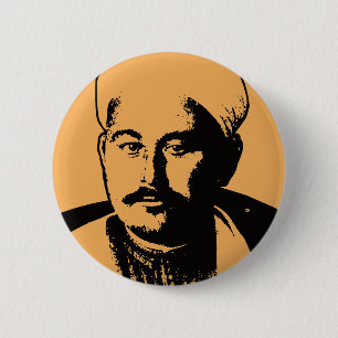 Abd el-Krim Rif Leader Graphic Style Abdelkarim 6 Cm Round Badge