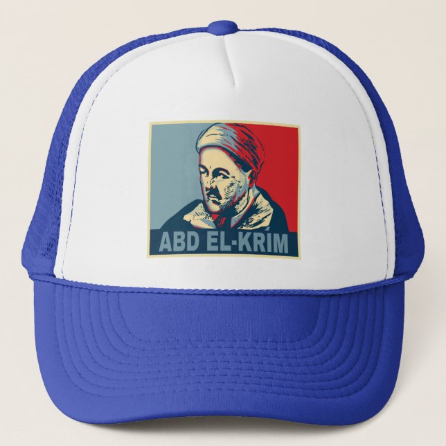 Abd el-Krim Rif Leader Hope Style Abdelkarim Trucker Hat (Front)