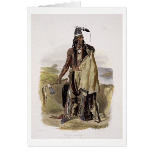 Abdih Hiddisch, a Minitarre Chief, plate 24 from V (Front)