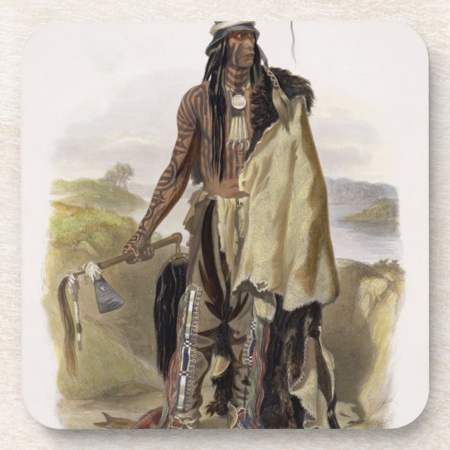 Abdih Hiddisch, a Minitarre Chief, plate 24 from V Coaster (Front)