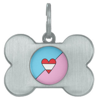 ABDL Pride Flag Bone Dog Tag for Your "Pet"