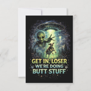 Abduction Night Thank You Card