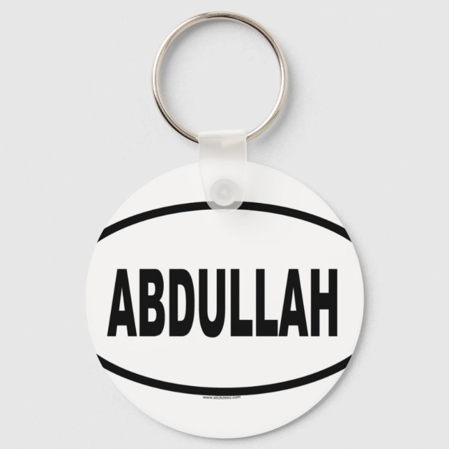 ABDULLAH KEY RING (Front)