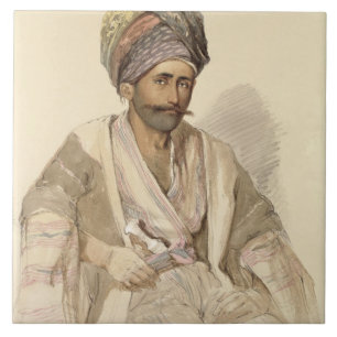 Abdullah - Kurd from Bitlis, 1852 Tile