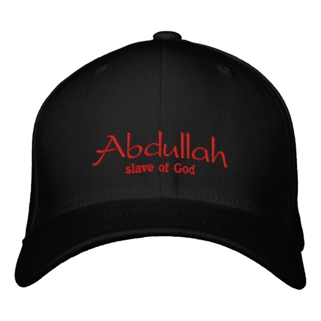 Abdullah Name Cap / Hat (Front)