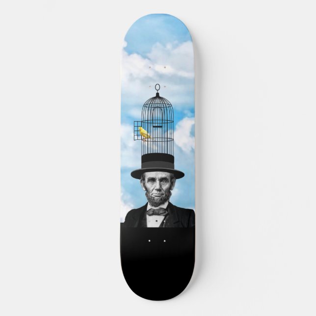 Abe Canary Skateboard (Front)