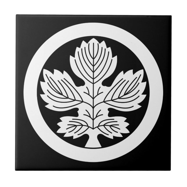 Abe Kaji no Ha Tile (Front)