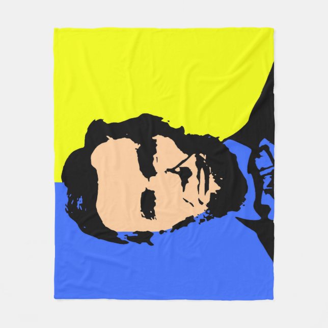 ABE LINCOLN 2  FLEECE BLANKET (Front)