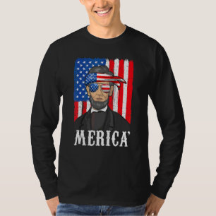 Abe Lincoln 4th Of July Mens 4th Of July T-Shirt