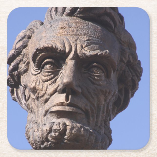 Abe Lincoln Drink Coaster (Front)