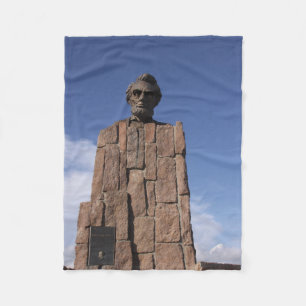 Abe Lincoln Fleece Blanket