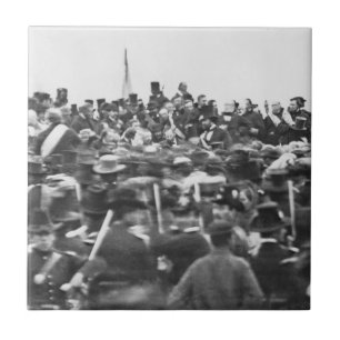 Abe Lincoln Gettysburg Address: End of Civil War Tile