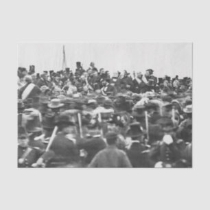 Abe Lincoln Gettysburg Address: End of Civil War Tissue Paper