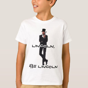 Abe LIncoln Kid's Ringer Shirt