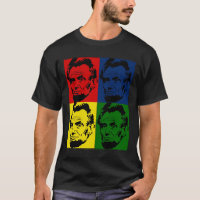 Abe Lincoln Modern 4 colours Portrait