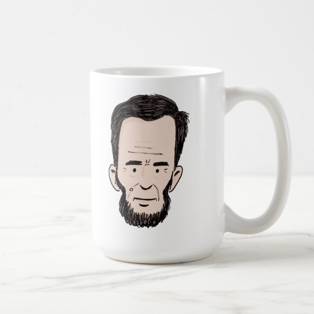 Abe Lincoln mug (Right)