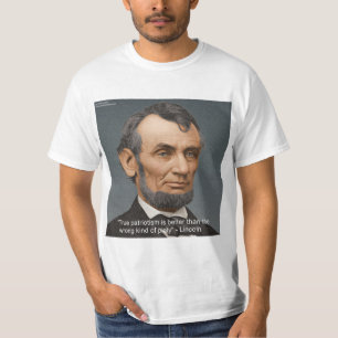Abe Lincoln & Patriotic Quote T-Shirt
