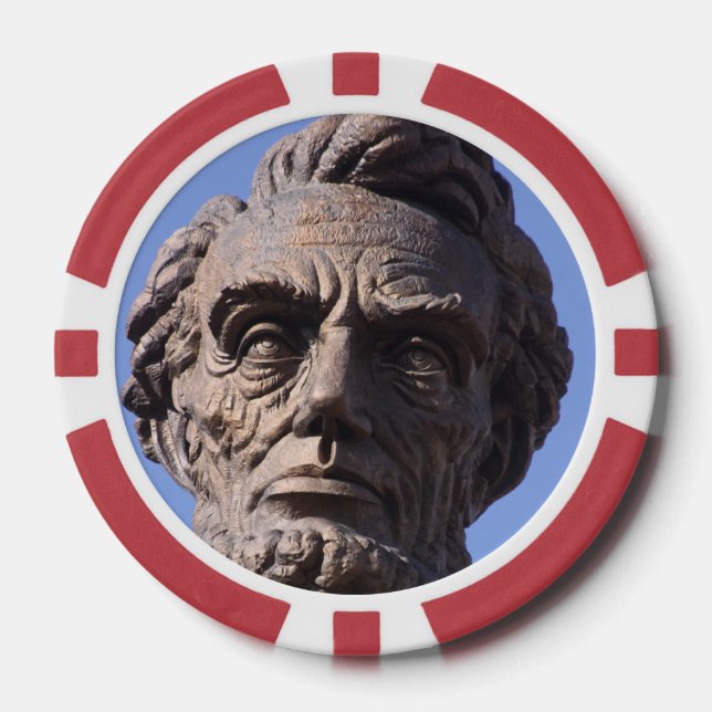 Abe Lincoln Poker Chips (Front)