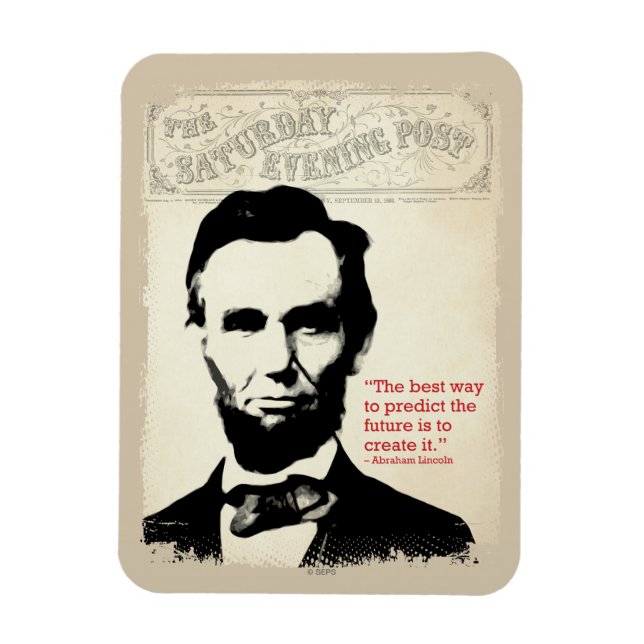 Abe Lincoln Quote Magnet (Vertical)