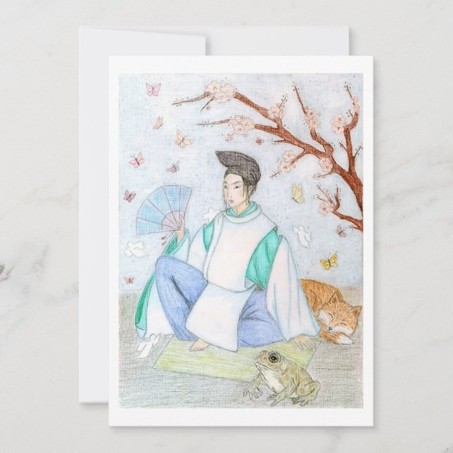 Abe no Seimei original artwork Thank You Card (Front)