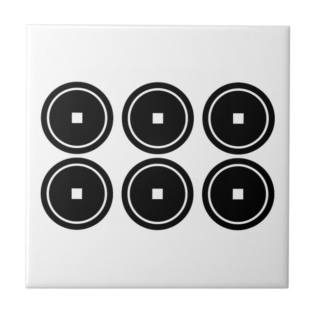 Abe Six Cash Coins Tile (Front)
