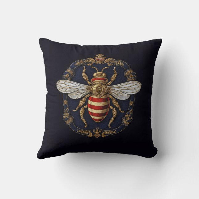 Abeille Royale Throw Cushion - Abe 005 (Back)