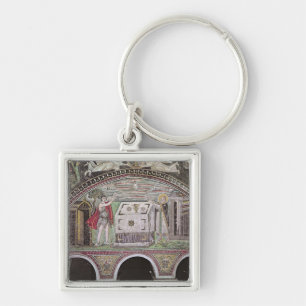 Abel and Melchisedech offering at the Altar Key Ring