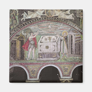 Abel and Melchisedech offering at the Altar Magnet