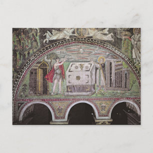 Abel and Melchisedech offering at the Altar Postcard