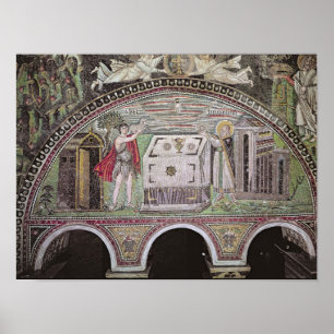 Abel and Melchisedech offering at the Altar Poster