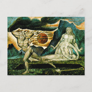 Abel Found by Adam & Eve Postcard
