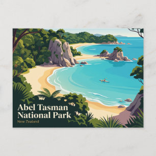 Abel Tasman National Park, South Island, New Zeala Postcard