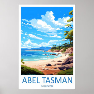 Abel Tasman Travel National Poster Park Ski