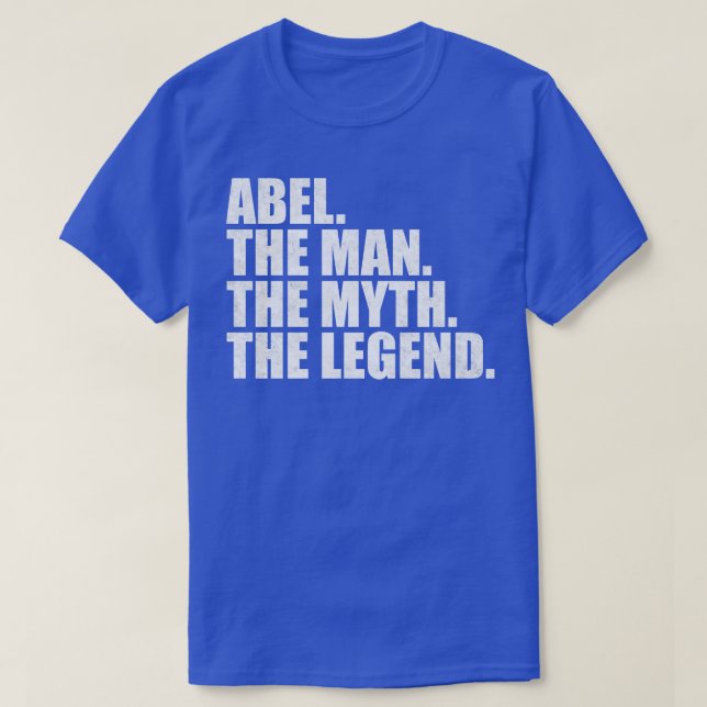 AbelAbel Name Abel given name T-Shirt (Design Front)