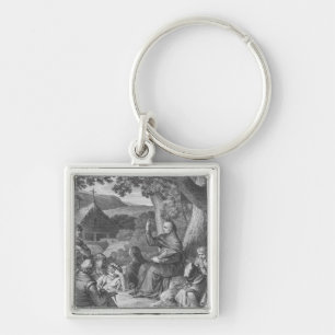 Abelard lecturing in the deserted Champagne Key Ring