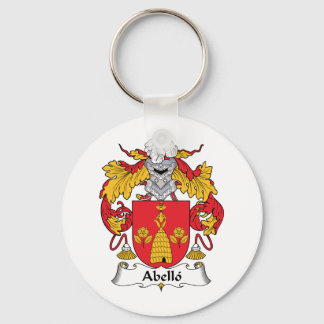 Abello Family Crest Key Ring