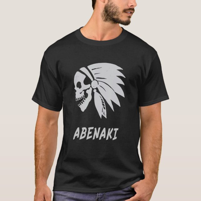 ABENAKI Native American Indian Born Freedom Evil S T-Shirt (Front)