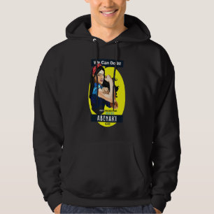 Abenaki Native American Indian Woman Never Underes Hoodie