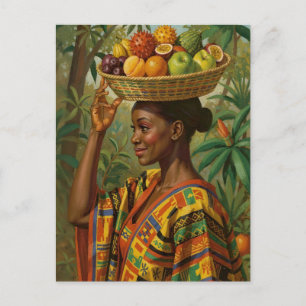 “Abeni”, Her Own Fruit – Black History Celebration Postcard