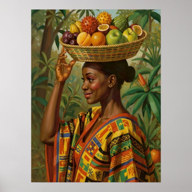 “Abeni”, Her Own Fruit – Black History Celebration Poster (Front)