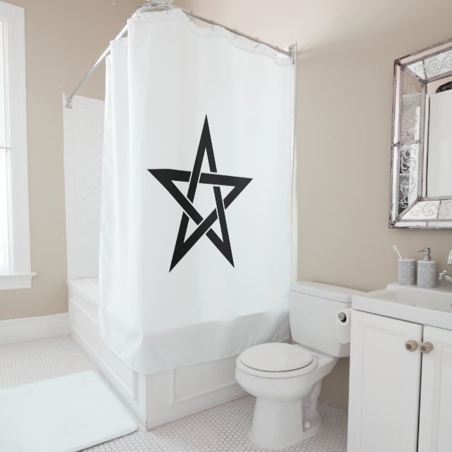 Abeno Seimei amulet Shower Curtain (In Situ)