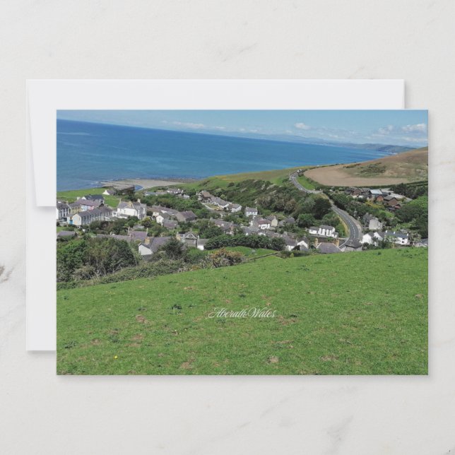 Aberath, village in Wales, Card (Front)