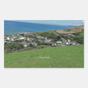 Aberath, village in Wales,  Rectangular Sticker