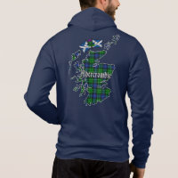 Abercrombie Clan Badge & Tartan Map