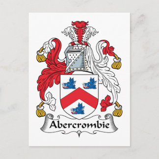 Abercrombie Family Crest Postcard