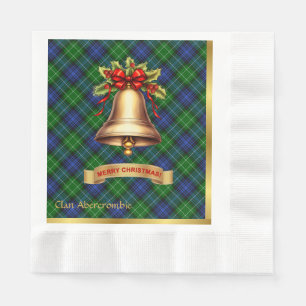 Abercrombie Personalised Tartan Christmas Napkin