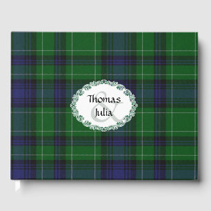 Abercrombie Plaid Wedding Guest Book