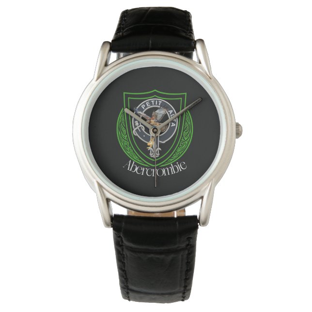 Abercrombie Scottish Clan Crest Watch (Front)