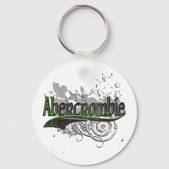 Abercrombie Tartan Grunge Key Ring (Front)