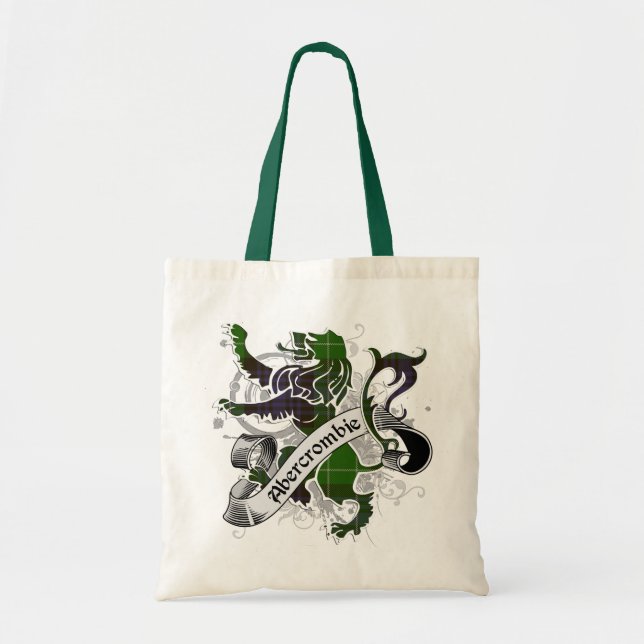 Abercrombie Tartan Lion Tote Bag (Front)